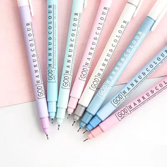 8 Colors 0.4Mm Extra Fine Point Colored Pens Water-Based Journal Planner Fineliner Pen for Journaling Note Taking Writing